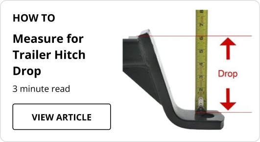 How to Measure for Trailer Hitch Drop